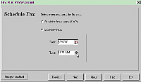 Scheduling Faxes