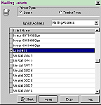 Running the Labels in Contact PLus
